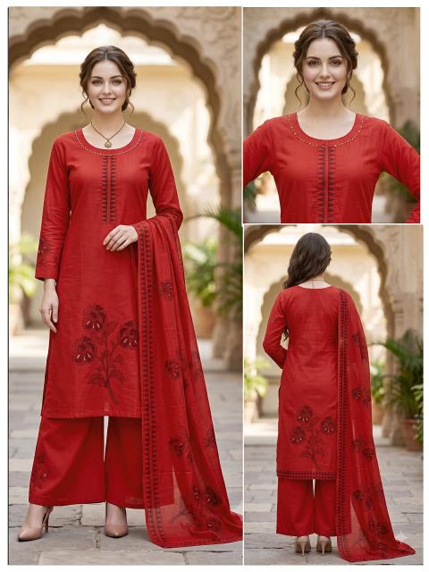 Desi kudi 3pcs print cotton kurti wholesale surat